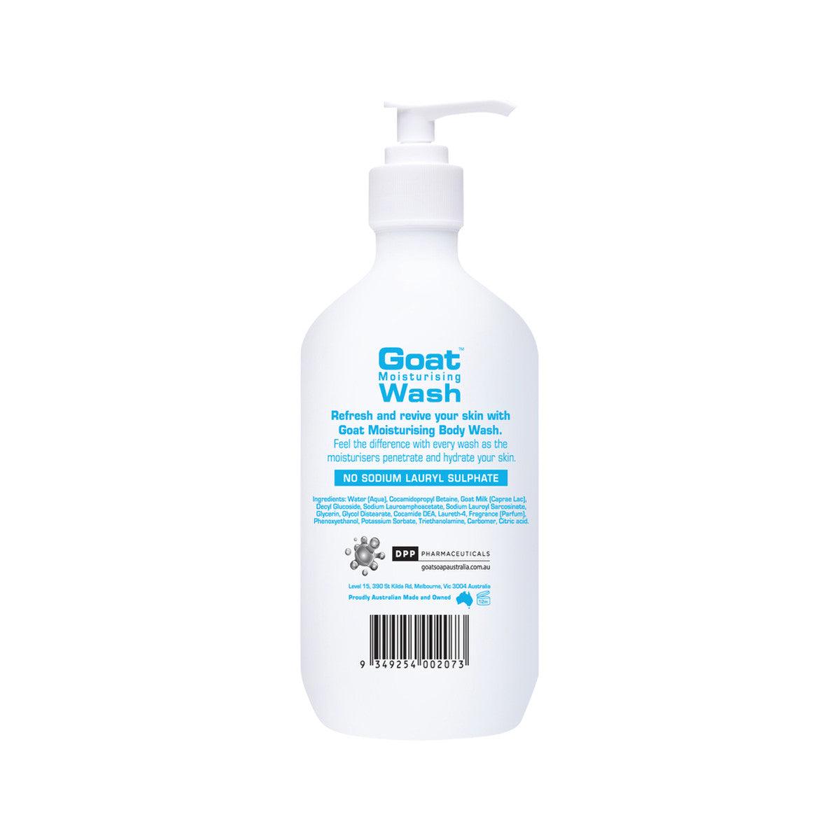Goat Range Goat Moisturising Wash Original 500ml