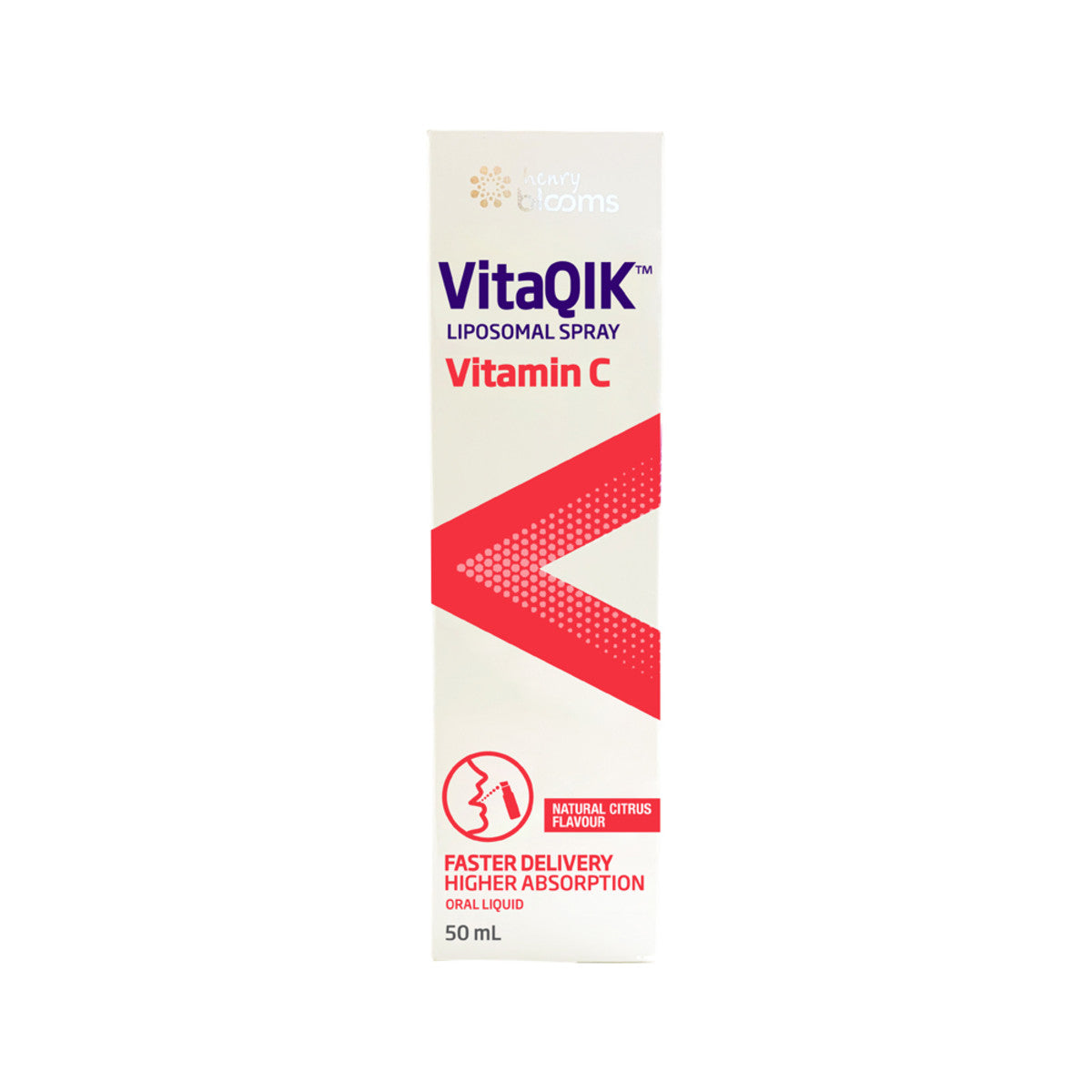 Henry Blooms VitaQIK Liposomal Spray Vitamin C Oral Liquid 50ml