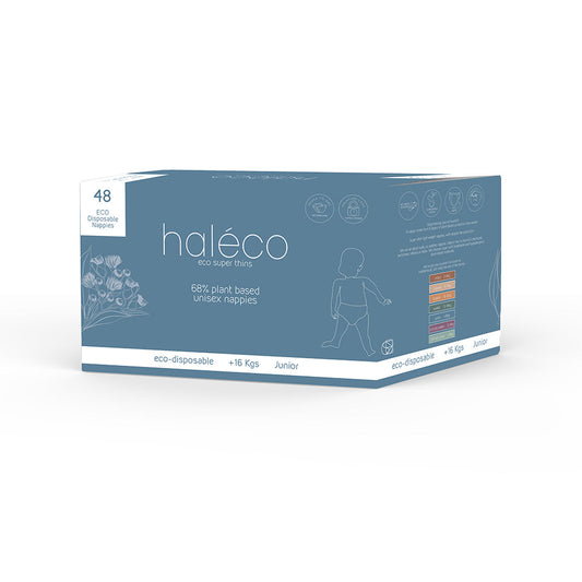 Haleco Junior Nappies (16kg+) 48 Pk
