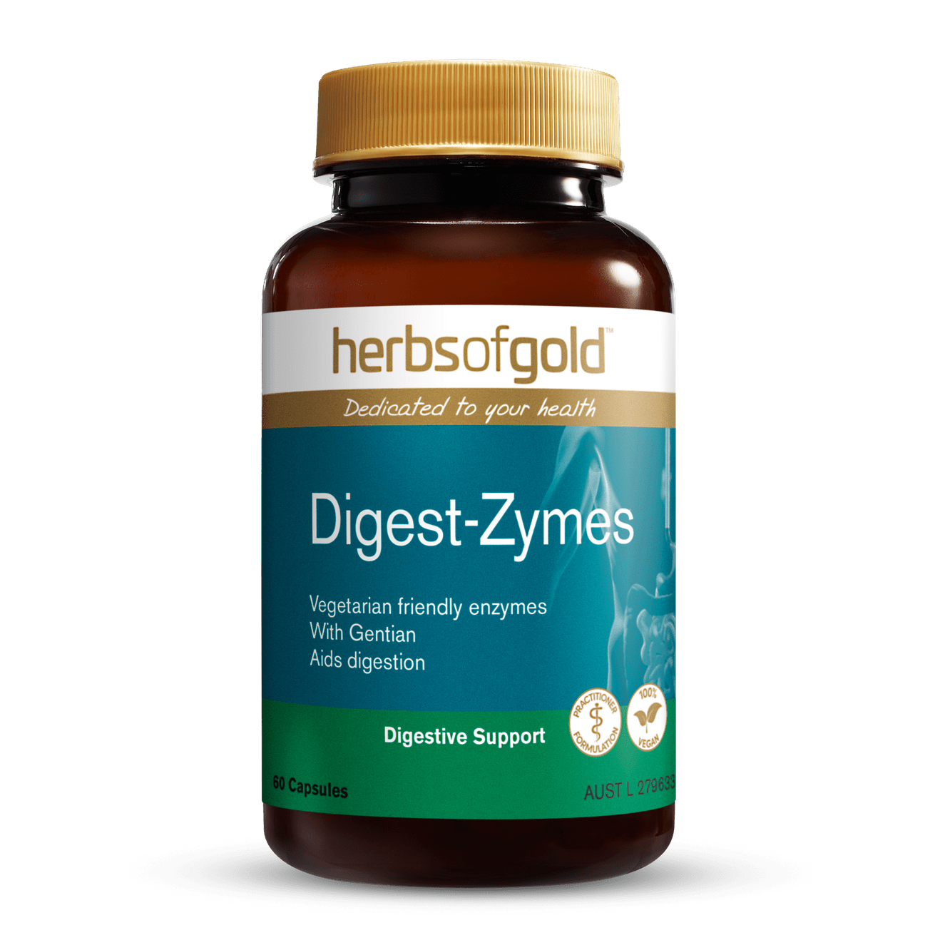 Herbs of Gold Digest-Zymes 60c