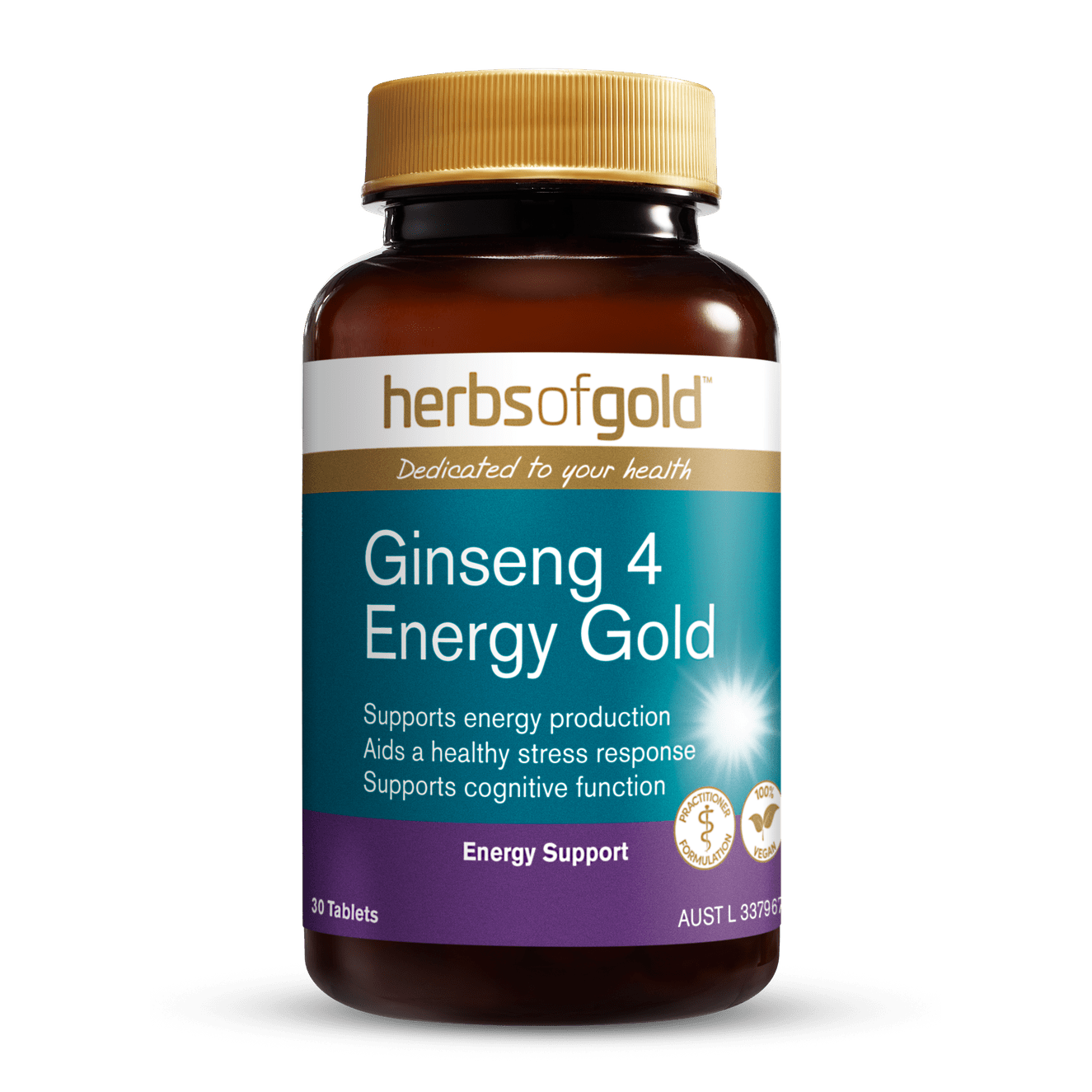 Herbs of Gold Ginseng 4 Energy Gold 30t