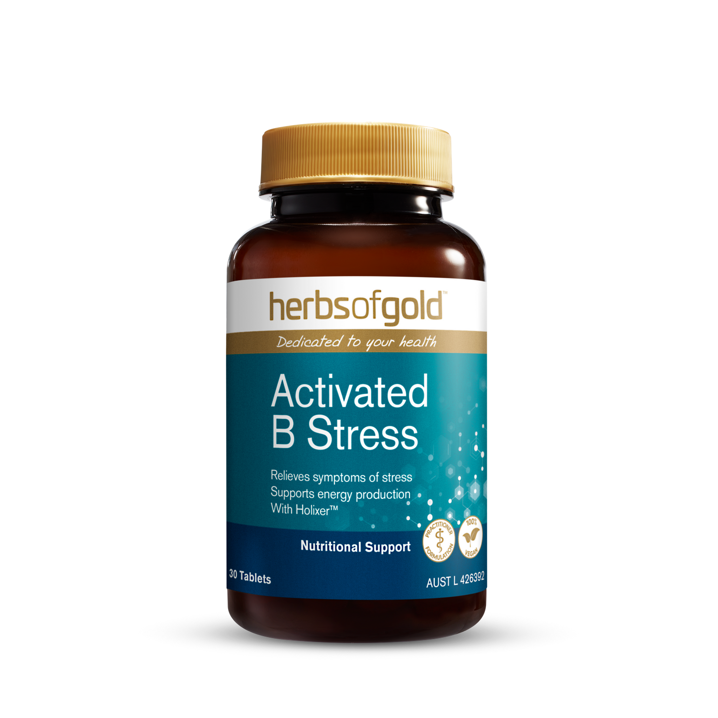 Herbs of Gold Vit B Activated Stress 30t