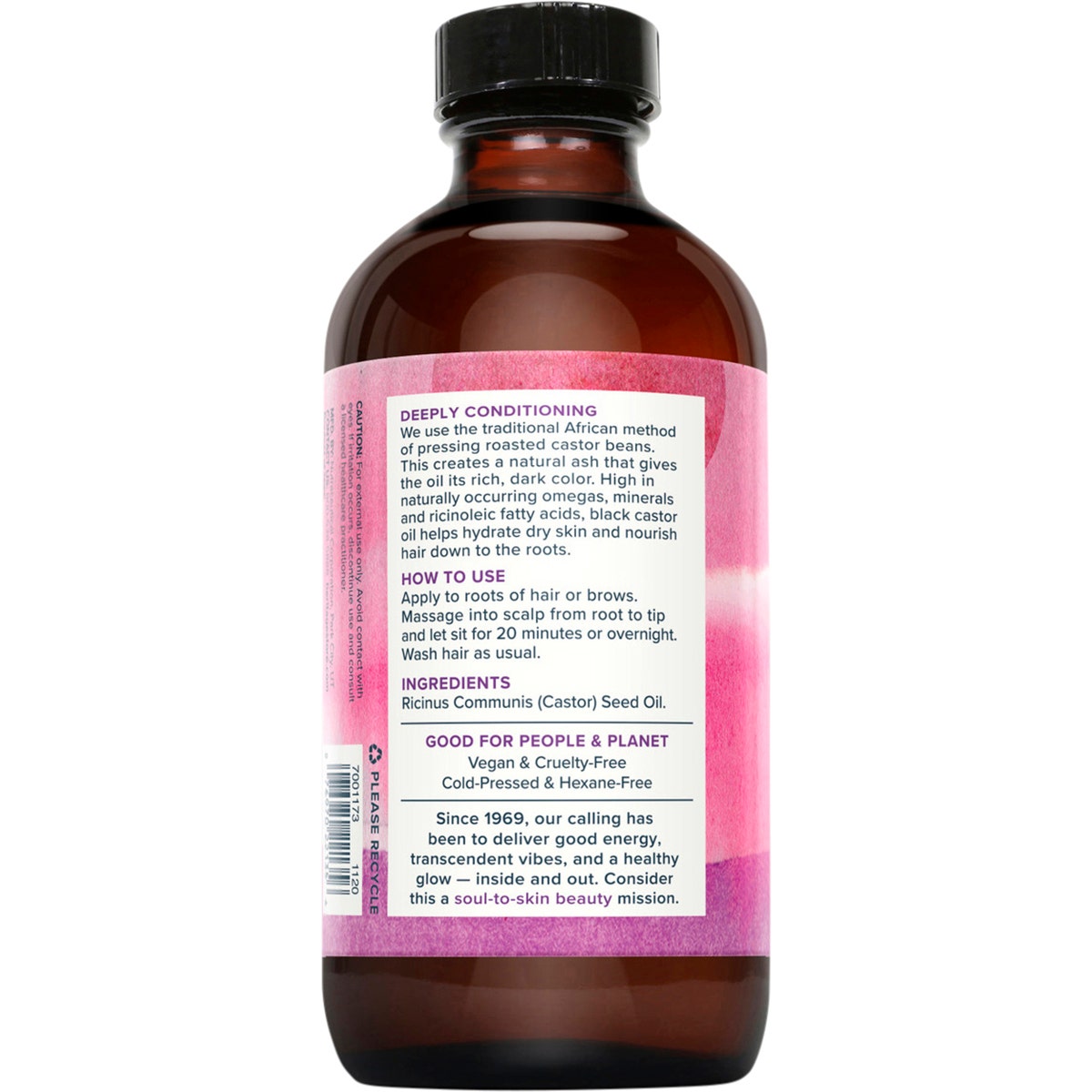 HERITAGE STORE Black Castor Oil 237ml