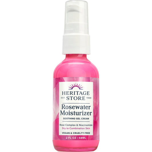 Heritage Store Rosewater Moisturizer Dry to Combination Skin 58ml