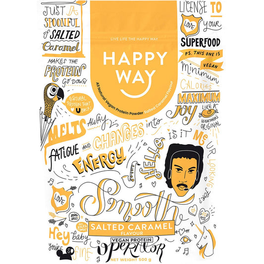 Happy Way Vegan Protein Powder Salted Caramel 500g