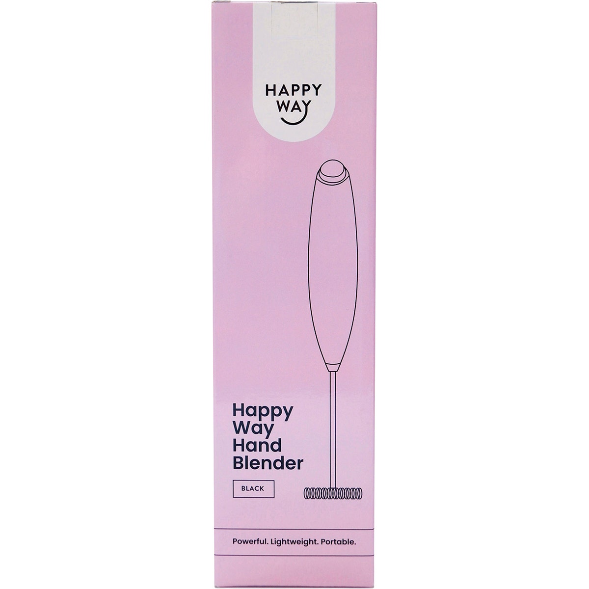 HAPPY WAY Hand Blender Black with Stand