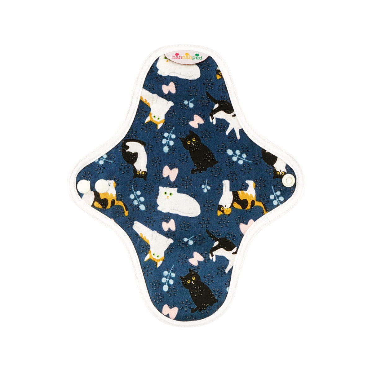 Hannah Pad Organic Cotton Reusable Cloth Pad Small Extra Grip x 2 Pack (Fabric supplied at random)