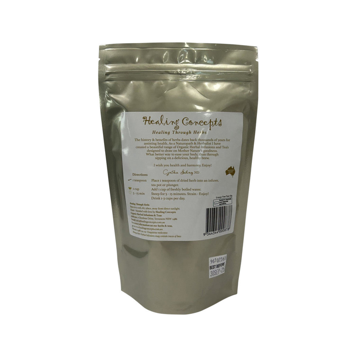 Healing Concepts Organic Paw Paw 40g