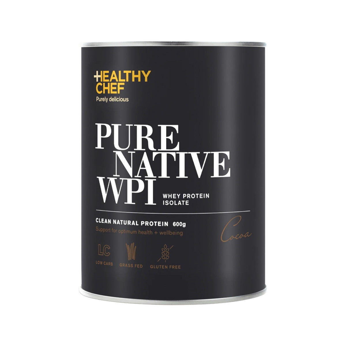 The Healthy Chef Pure Native Wpi (Whey Protein Isolate) Cocoa 600g