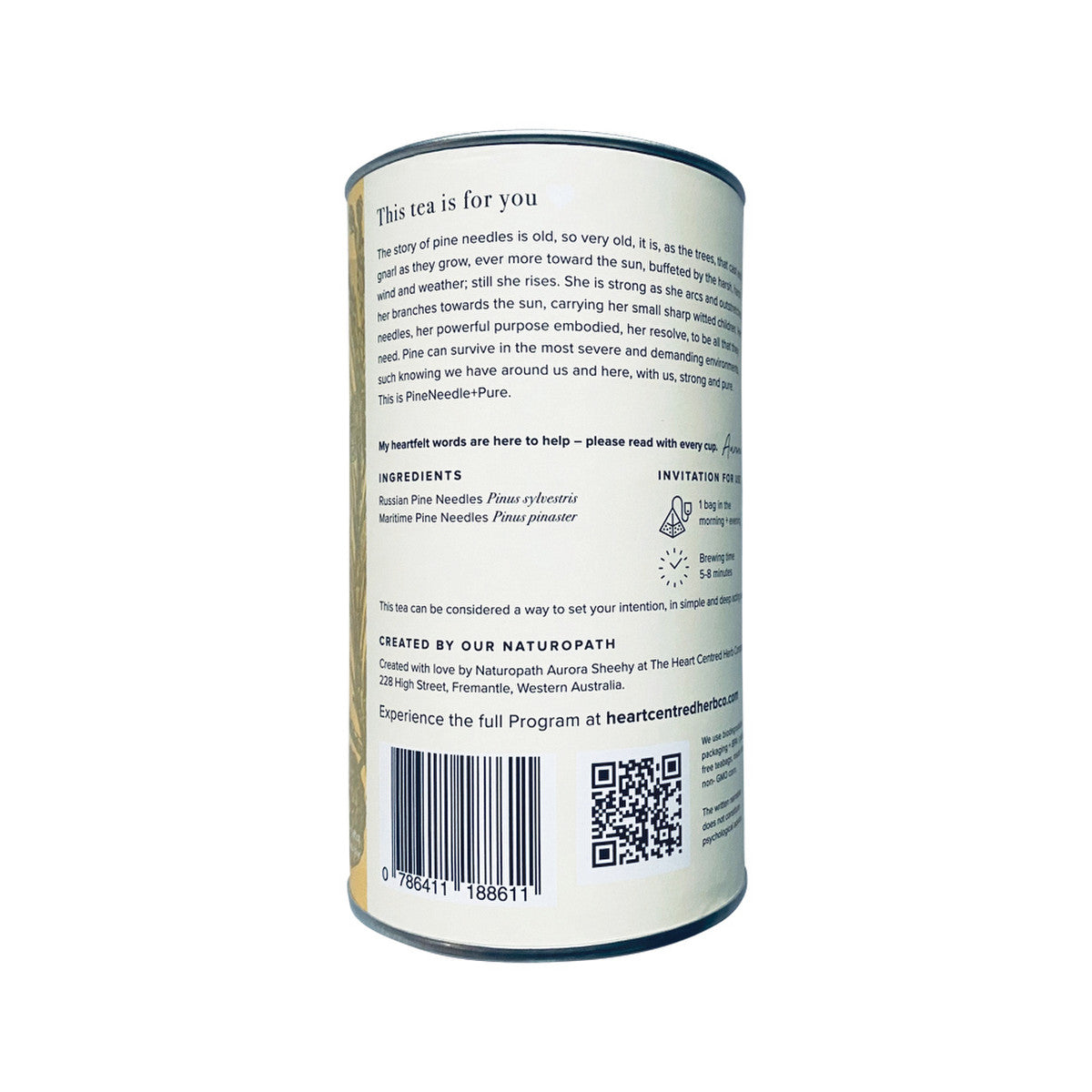 The Heart Centred Herb Company Pine Needle + Pure x 14 Tea Bags