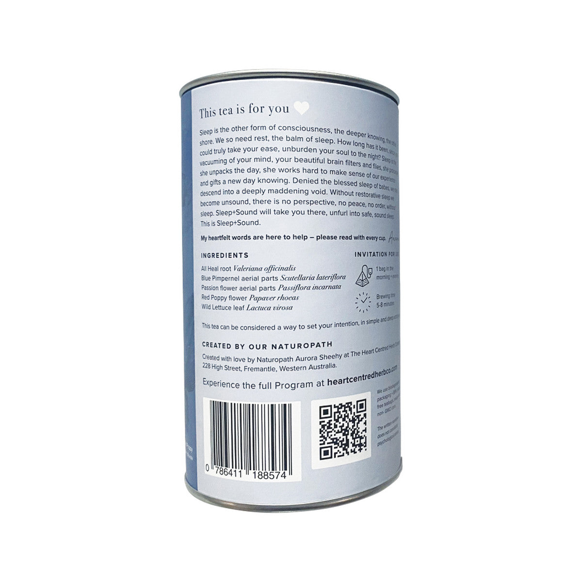 The Heart Centred Herb Company Sleep + Sound x 14 Tea Bags