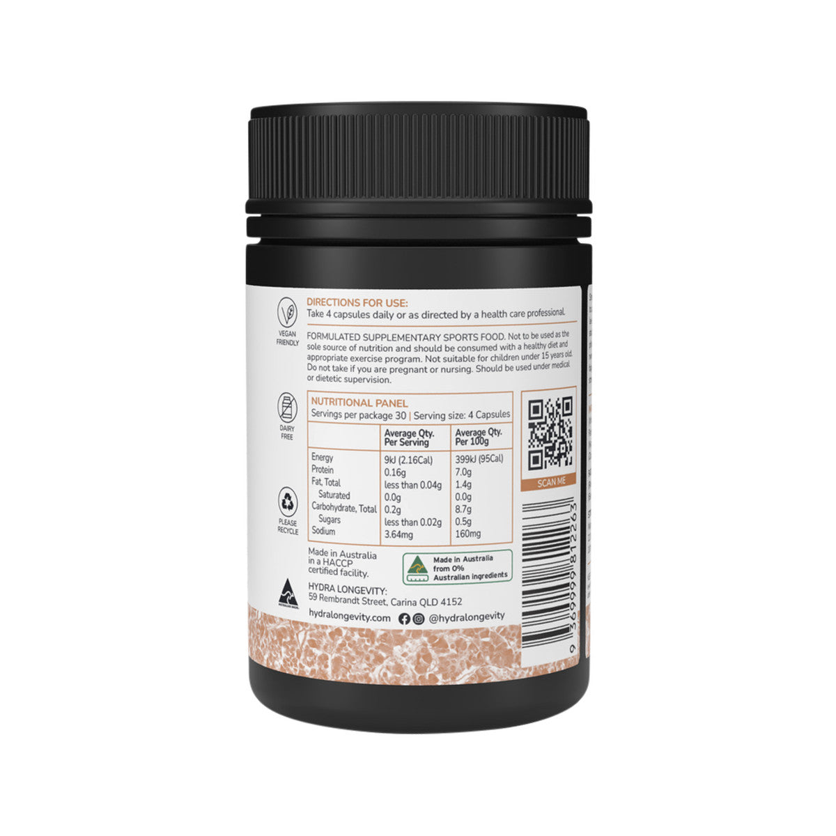 Hydra Longevity Stress-FX 120c