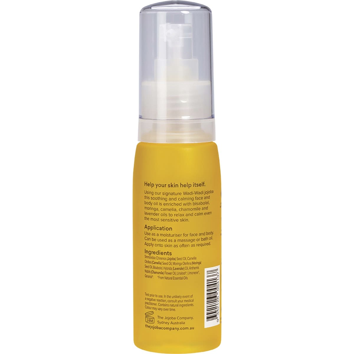 THE JOJOBA COMPANY Australian Calming Jojoba Oil For Face & Body - With Bisabolol 100ml