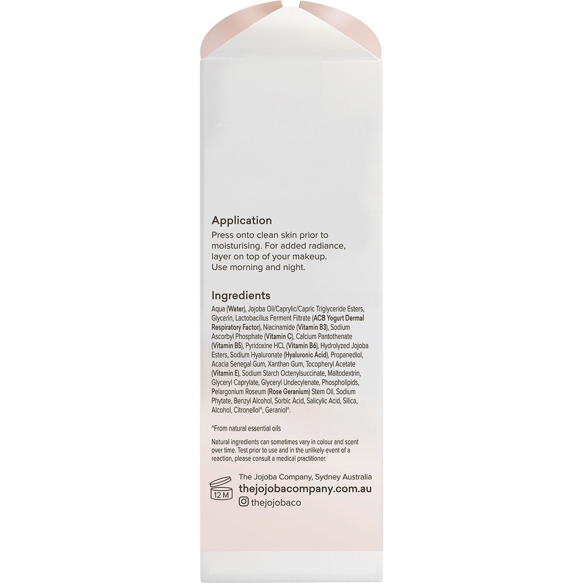 THE JOJOBA COMPANY Probiotic Jojoba Milk with B-Vitamin Complex 30ml