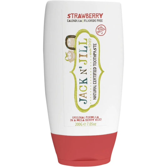Jack N' Jill Toothpaste Children Strawberry Fluoride Free 200g