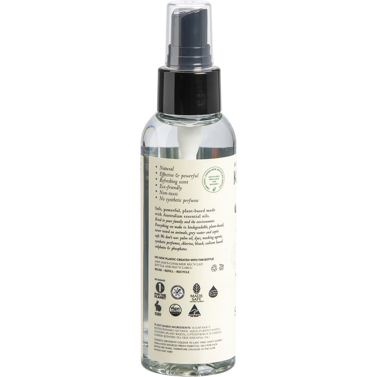 KOALA ECO Natural Hand And Surface Spray Lemon-Scented Tea Tree 125ml