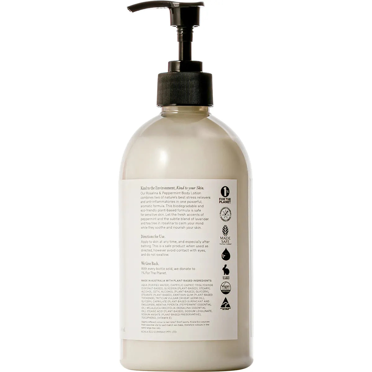 Koala Eco Hand and Body Lotion Rosalina & Peppermint 500ml