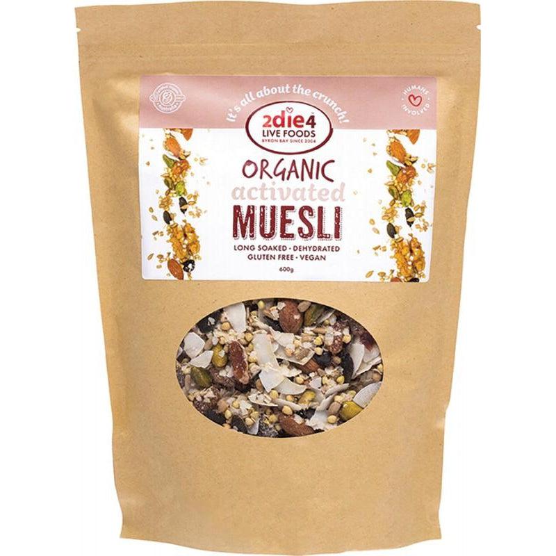 2die4 Live Foods Organic Activated Muesli 600g
