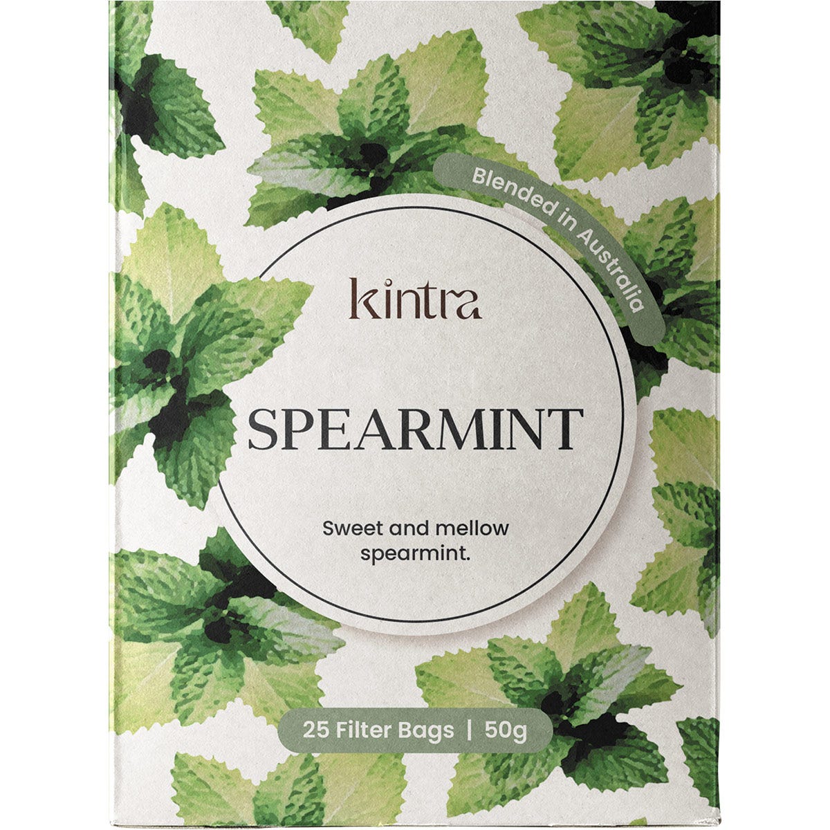 Kintra Foods Herbal Tea Bags Spearmint 25pk