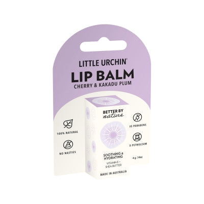 Little Urchin Lip Balm Cherry & Kakadu Plum 4g