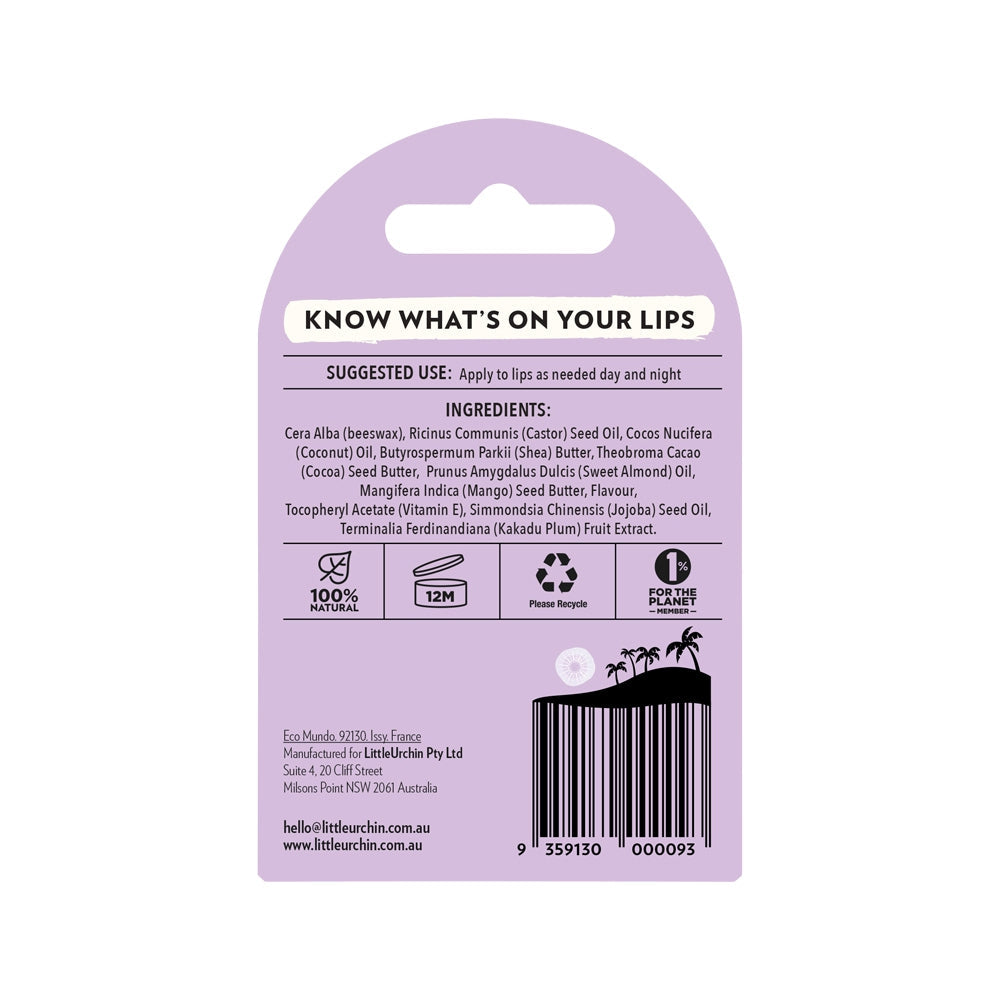 Little Urchin Lip Balm Cherry & Kakadu Plum 4g