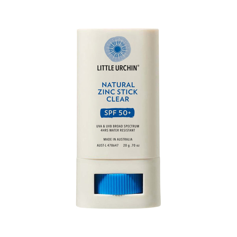 Little Urchin Natural Zinc Stick Clear Spf50+ 20g