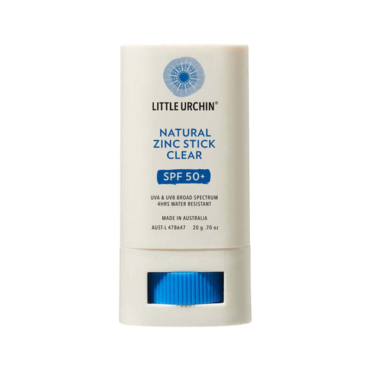 Little Urchin Natural Zinc Stick Clear Spf50+ 20g