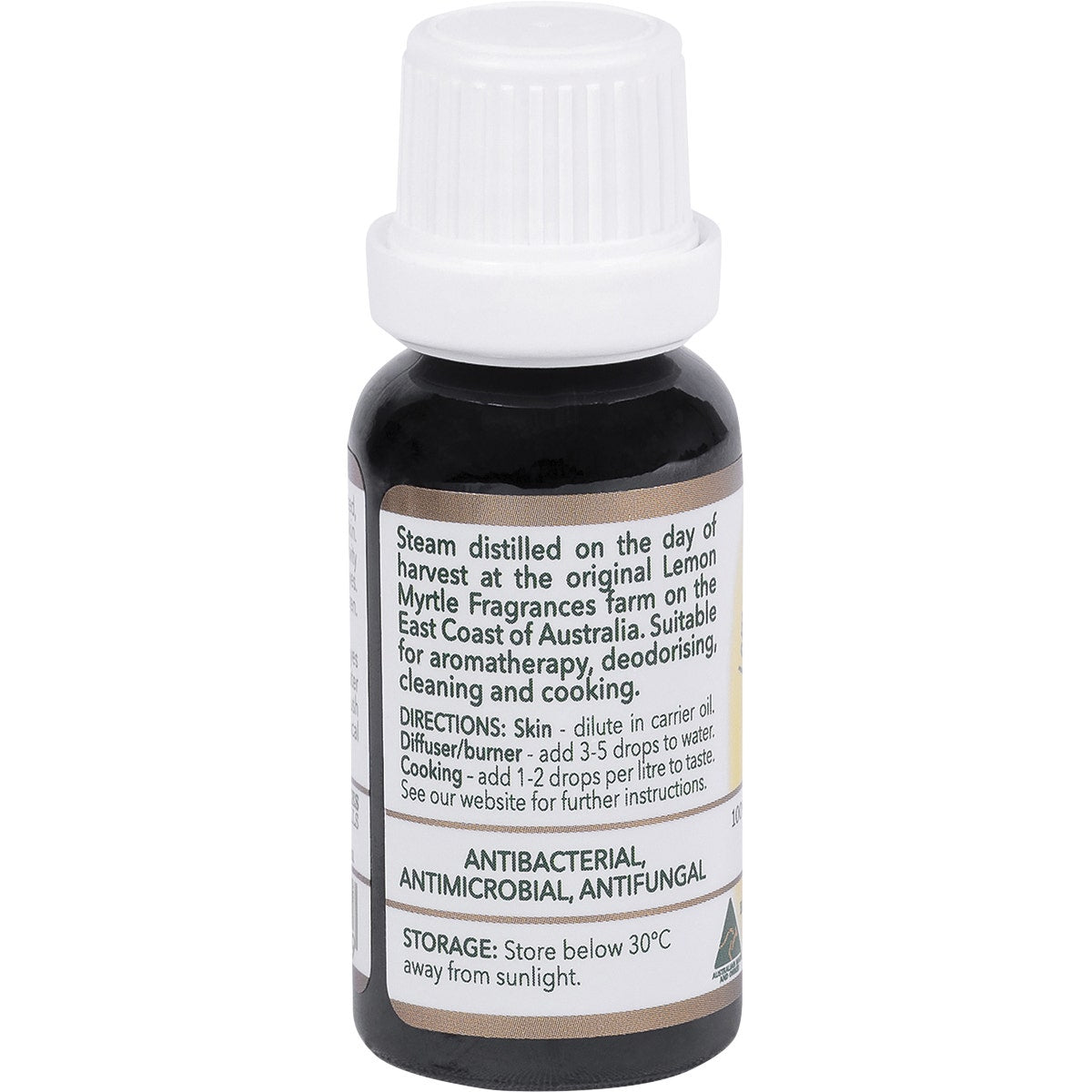 LEMON MYRTLE FRAGRANCES Essential Oil (100%) 20ml