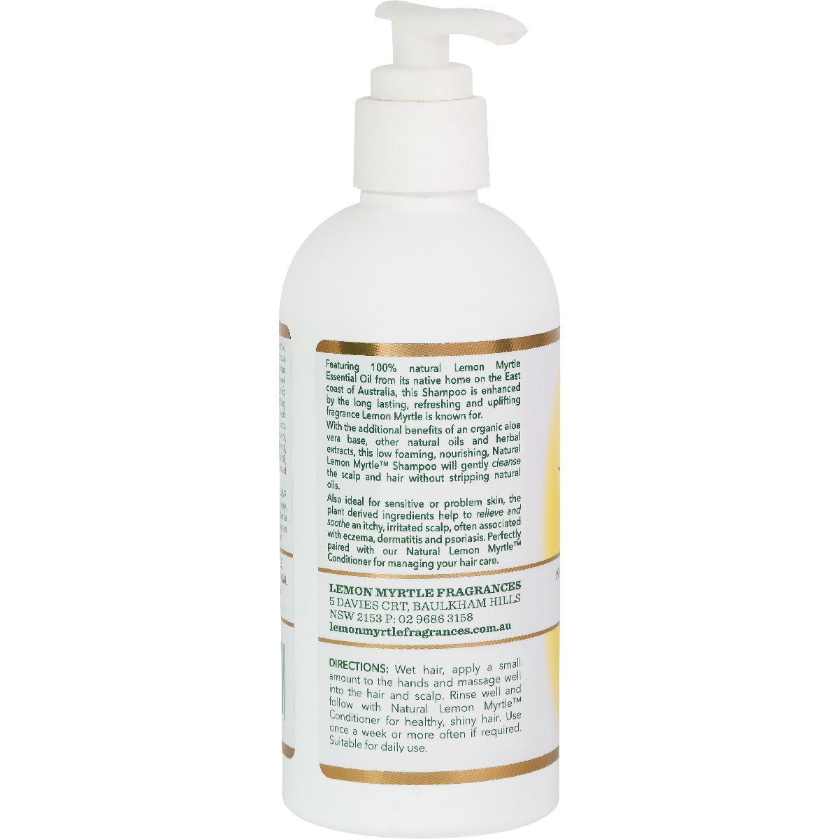 LEMON MYRTLE FRAGRANCES Shampoo 250ml