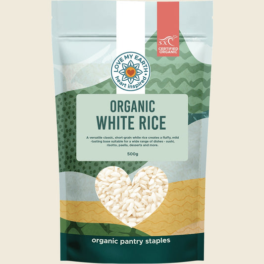 Love My Earth Organic White Rice 500g