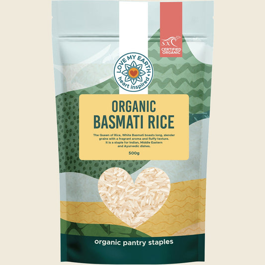 Love My Earth Organic Basmati Rice 500g