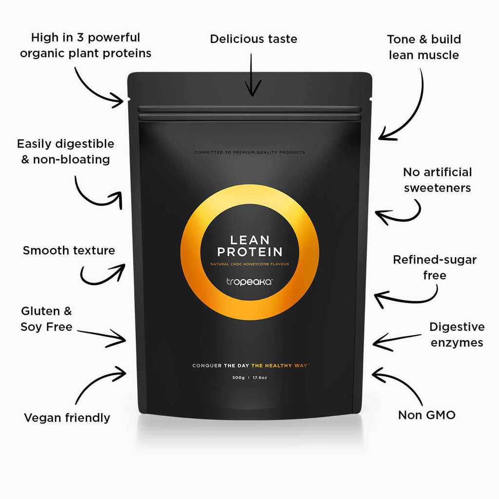 Tropeaka Lean Protein Choc Honeycomb 500g