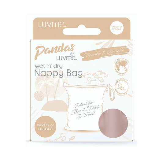 Pandas by Luvme Wet Dry Bag Barley 1Pk (Pack of 4)