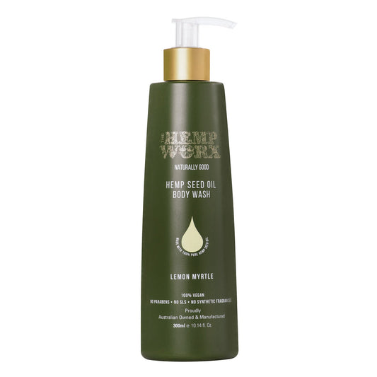 The Hemp Worx Lemon Myrtle Body Wash 300ml
