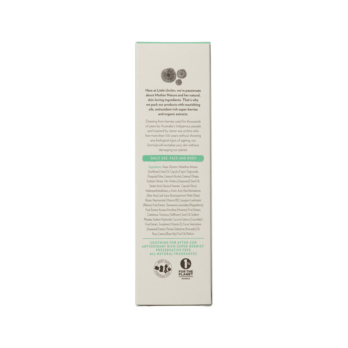 Little Urchin Natural Daily Moisturiser 100g