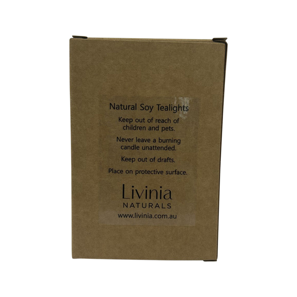 Livinia Naturals Soy Tea Light Candles x 6 Pack
