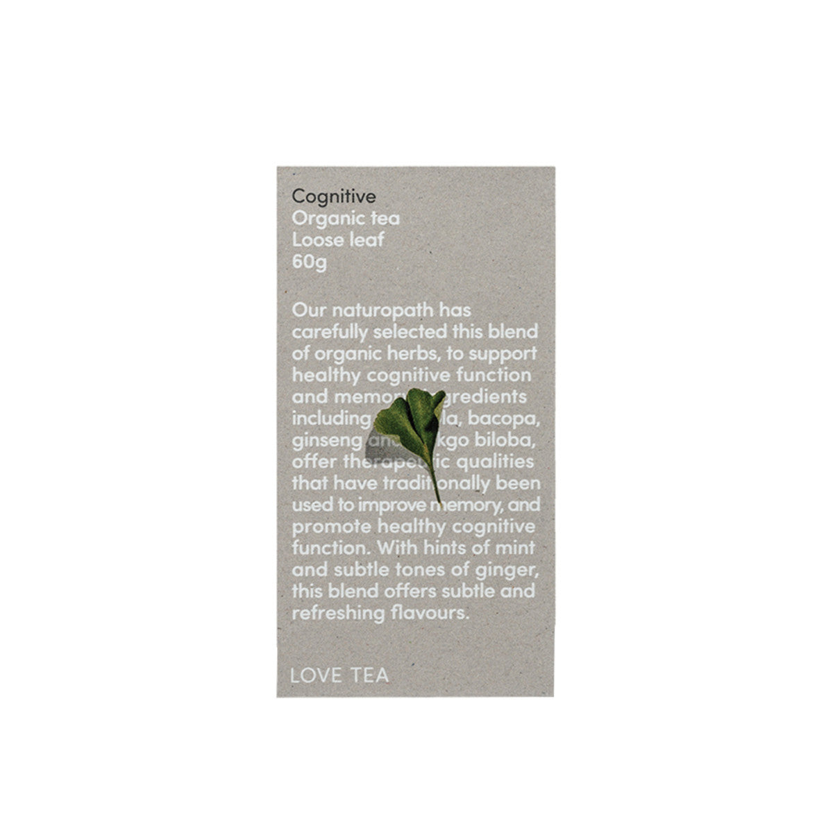 Love Tea Organic Cognitive Tea Loose Leaf 60g