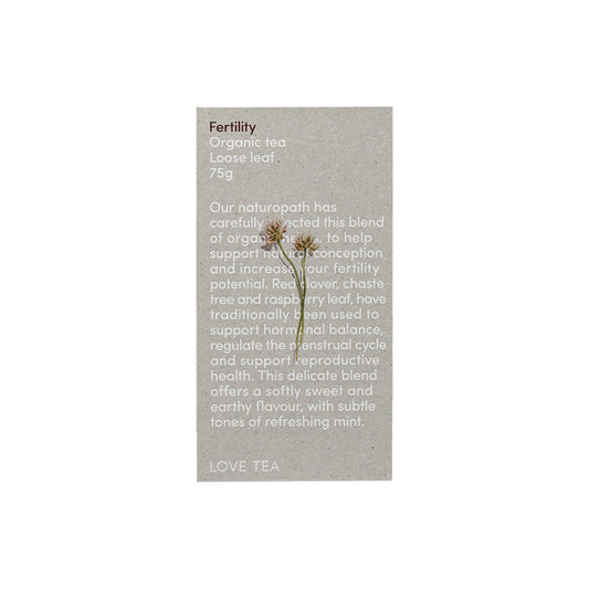 Love Tea Organic Fertility Tea Loose Leaf 75g