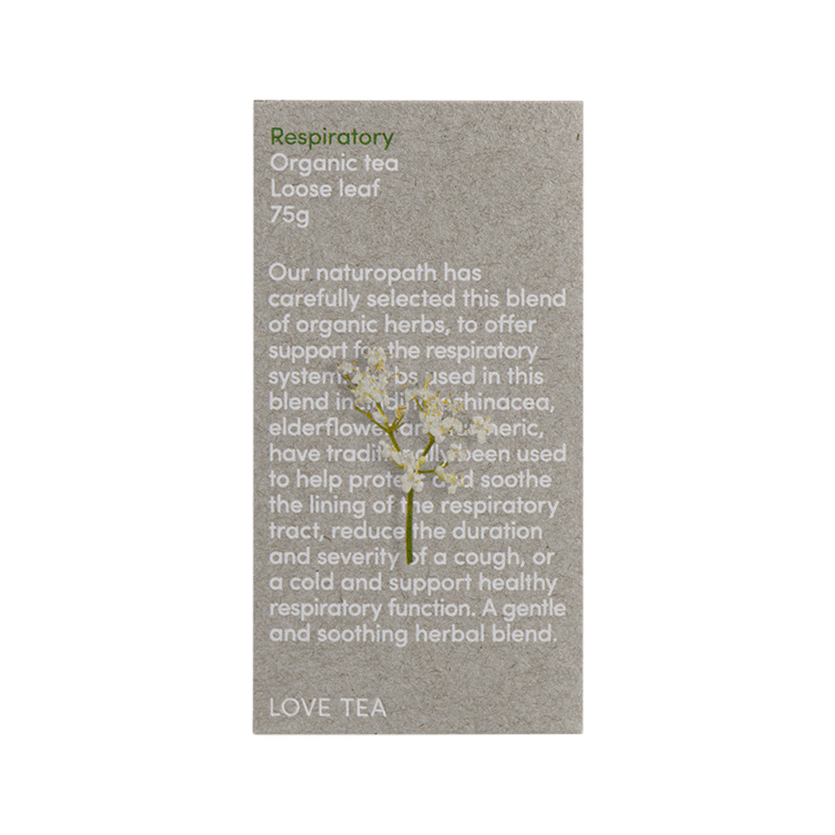 Love Tea Organic Respiratory Tea Loose Leaf 75g
