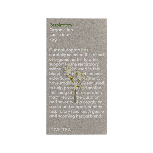 Love Tea Organic Respiratory Tea Loose Leaf 75g