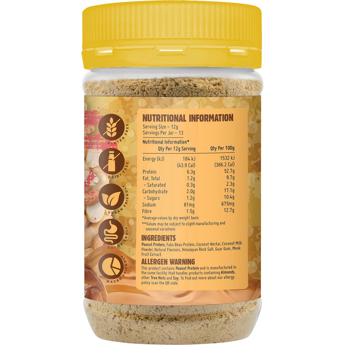 MACRO MIKE Powdered Peanut Butter Salted Caramel 150g
