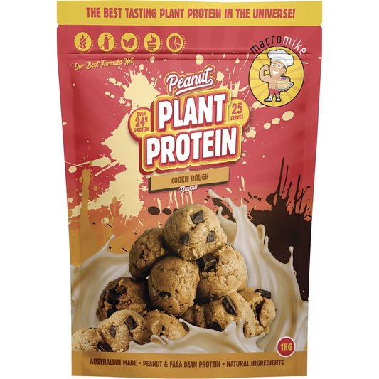 Macro Mike Peanut Plant Protein Cookie Dough 1kg