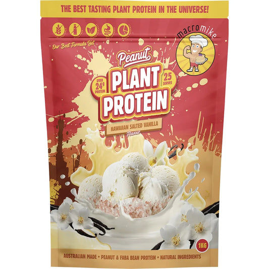 Macro Mike Peanut Plant Protein Hawaiian Salted Vanilla 1kg
