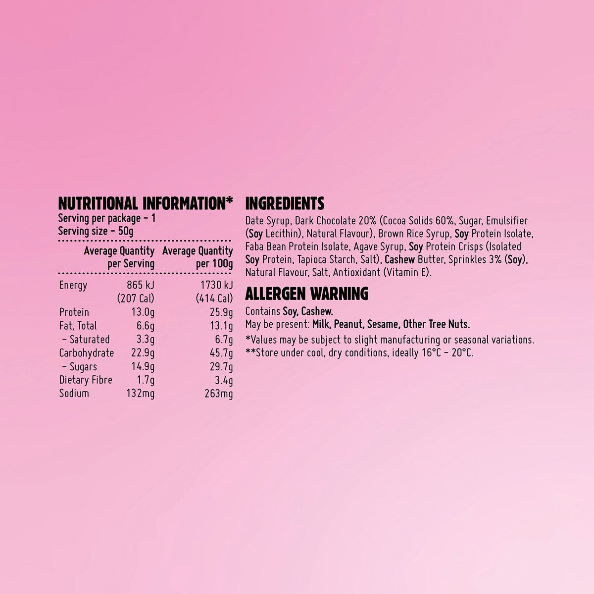 Macro Mike Protein Indulgence Bar Chocolate Birthday Cake 12x50g