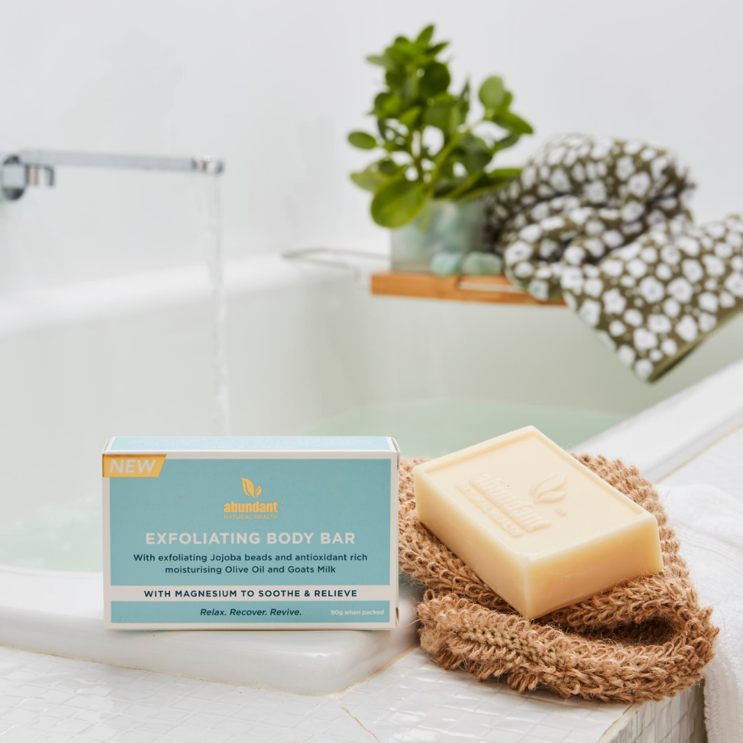 Abundant Natural Health Exfoliating Body Bar 90g