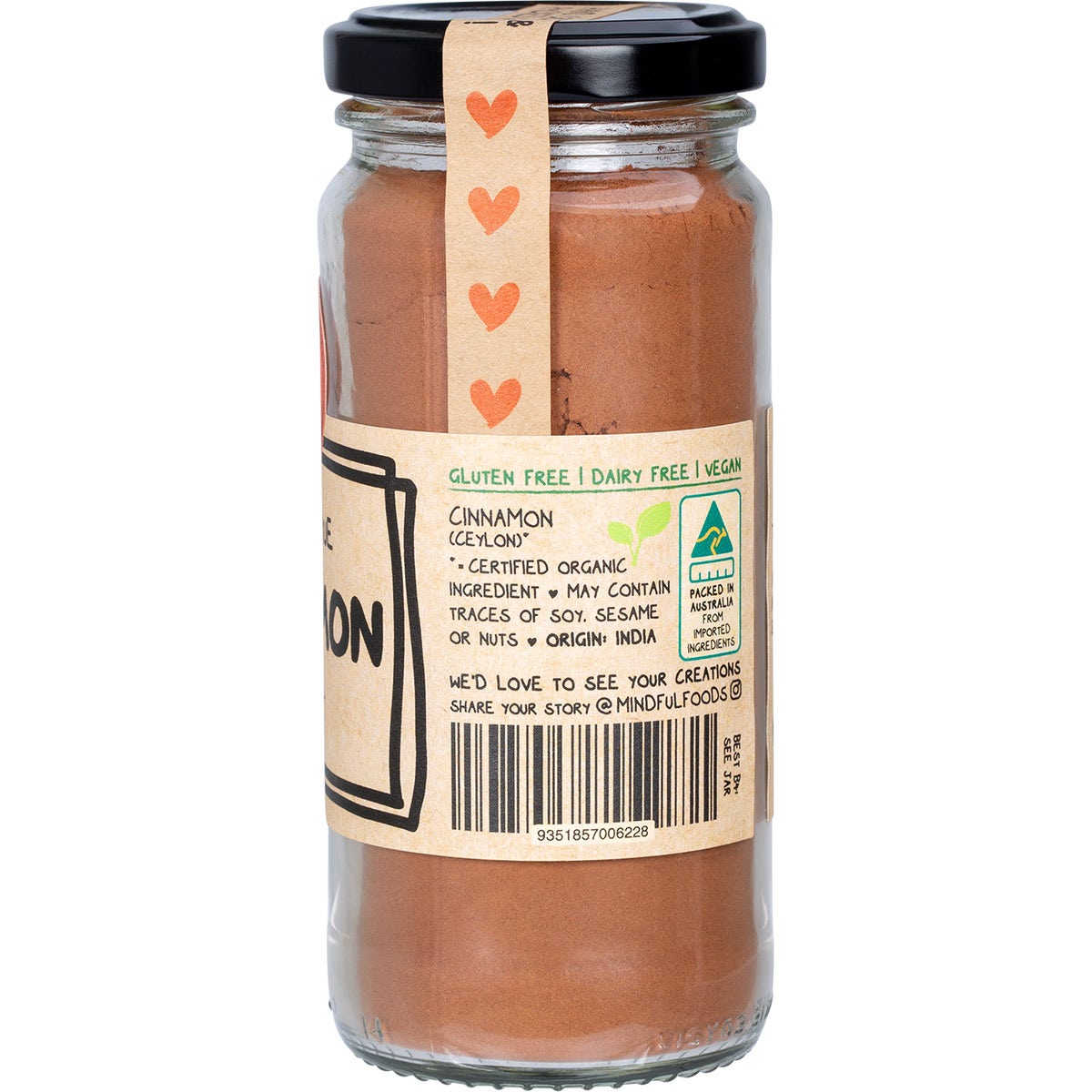 Mindful Foods Cinnamon Organic 120g