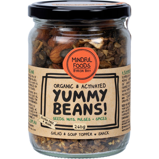 MINDFUL FOODS Yummy Beans Organic & Activated 260g