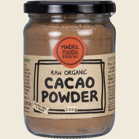 MINDFUL FOODS Cacao Powder Raw Organic 200g