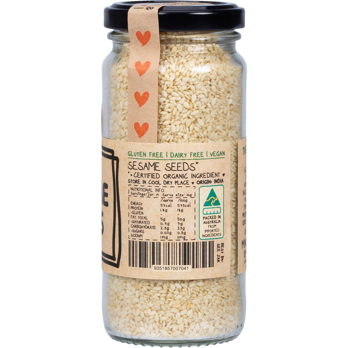 MINDFUL FOODS Sesame Seeds Organic 140g