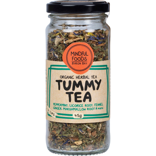 MINDFUL FOODS Tummy Tea Organic Herbal Tea 45g